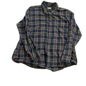 Y2K Plaid Flannel Shirt - Signature Label